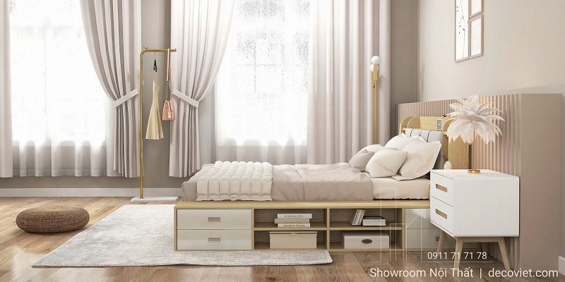 Giường Ngủ Gỗ Công Nghiệp 126T