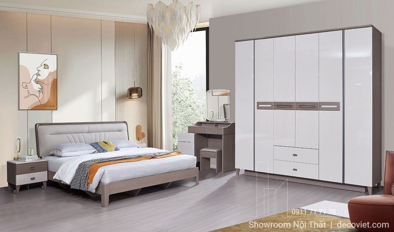 Giường Ngủ Gỗ Đẹp 181T