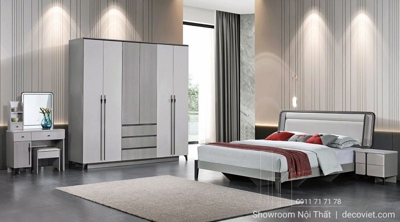 Giường Ngủ Gỗ Hiện Đại 175T