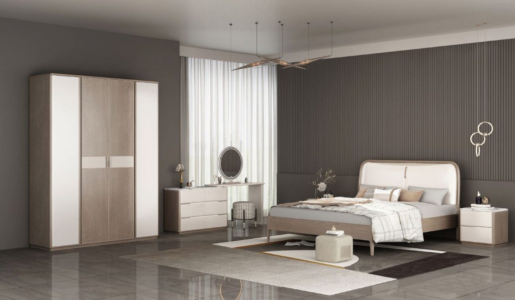 Giường Ngủ Gỗ Nhập Khẩu 185T