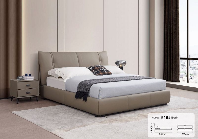 Giường Ngủ Nhập Khẩu Bọc Da 150T