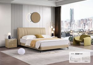 Giường Nhập Khẩu Bọc Da 156T