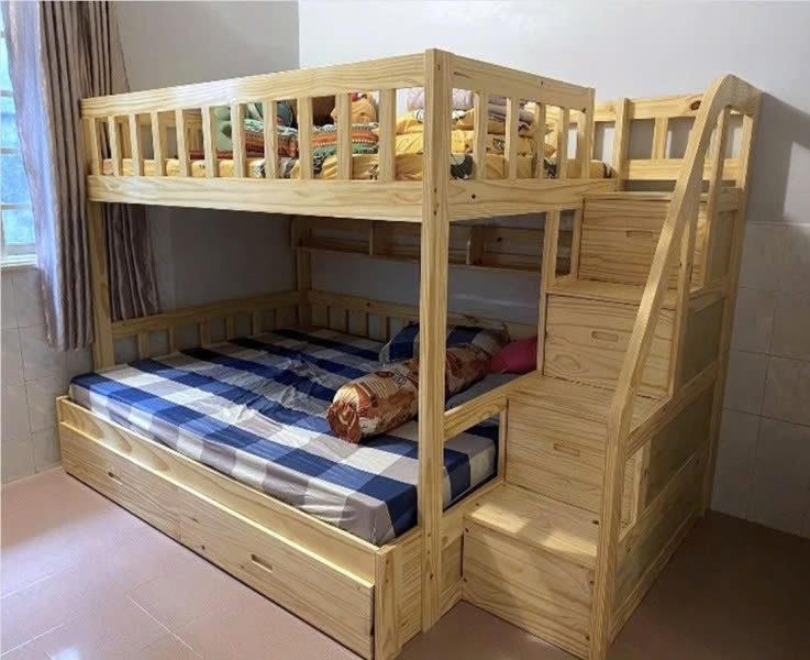 Giường Tầng Gỗ 1m8 445T
