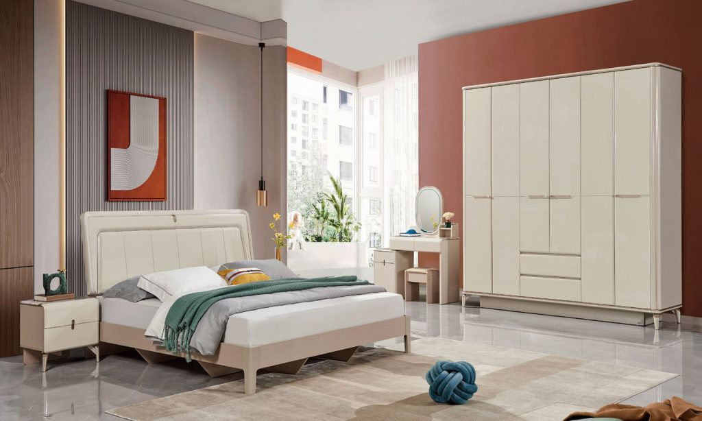 Mẫu Giường Gỗ Nhập Khẩu 183T