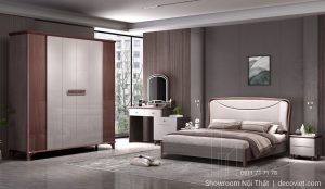 Mẫu Giường Ngủ Gỗ Hiện Đại 180T