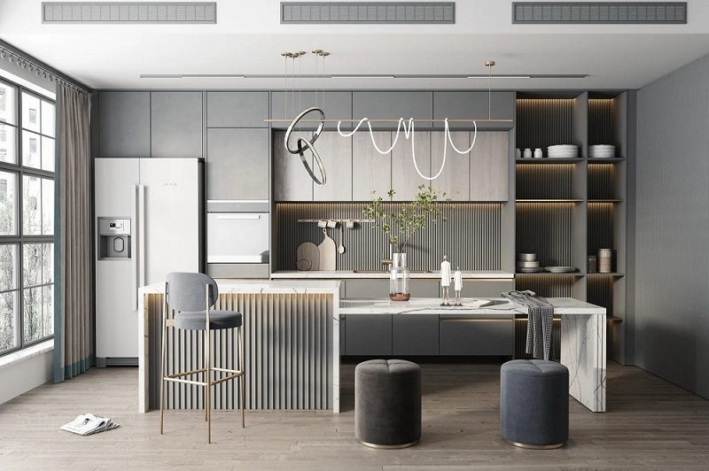 Mẫu Tủ Bếp Đẹp 1103T