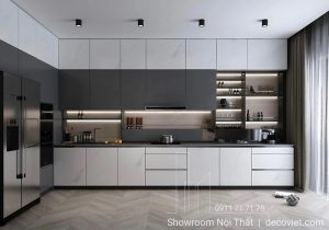 Mẫu Tủ Bếp Gỗ An Cường 1122T