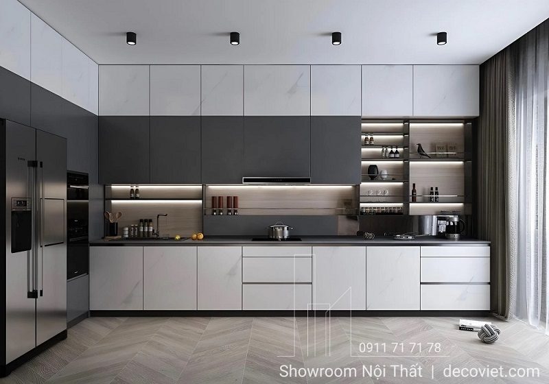 Mẫu Tủ Bếp Gỗ An Cường 1122T