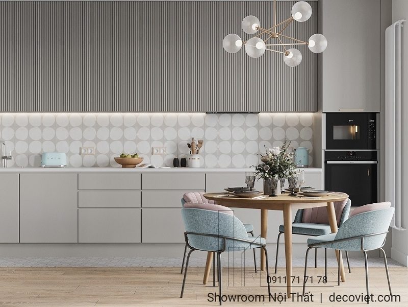 Mẫu Tủ Bếp Gỗ Cao Cấp 1181T