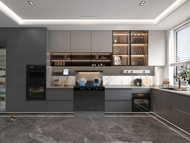 Mẫu Tủ Bếp Gỗ Đẹp 1134T