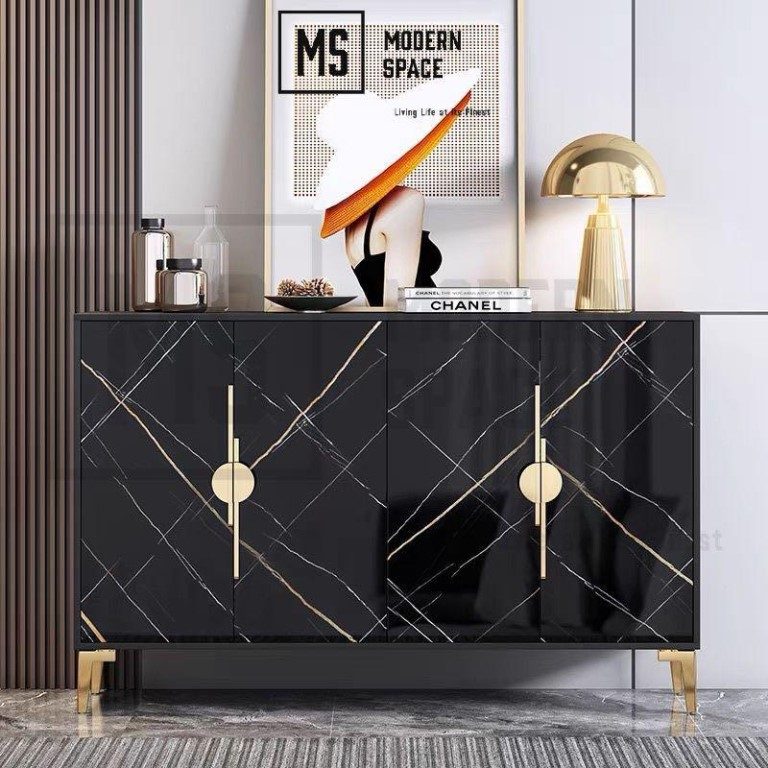 Mẫu Tủ Giày Gỗ 4 Cánh 308T