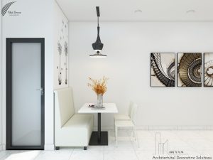 Phối cảnh 3D nội thất căn hộ 1PN Sunrise City View