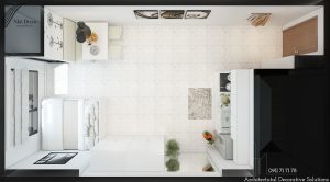 Phối cảnh 3D nội thất căn hộ 1PN Sunrise City View