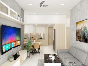 Phối Cảnh 3D Nội Thất Căn Hộ Carillon 7 Quận Tân Phú