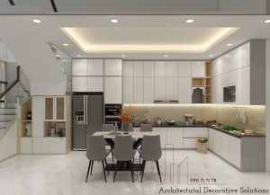 Phối Cảnh 3D Nội Thất Nhà Phố Bình Dương 3 Phòng Ngủ