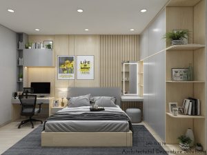 Phối Cảnh 3D Nội Thất Nhà Phố Bình Dương 3 Phòng Ngủ