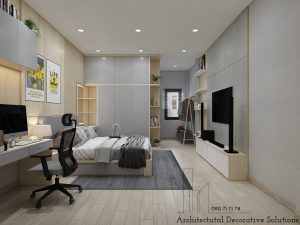 Phối Cảnh 3D Nội Thất Nhà Phố Bình Dương 3 Phòng Ngủ