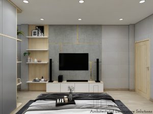 Phối Cảnh 3D Nội Thất Nhà Phố Bình Dương 3 Phòng Ngủ