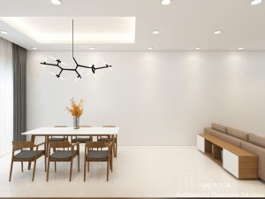 Phối Cảnh 3D Nội Thất Nhà Phố Palm Residence 2 PN