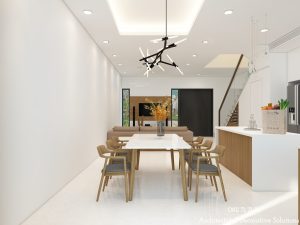 Phối Cảnh 3D Nội Thất Nhà Phố Palm Residence 2 PN