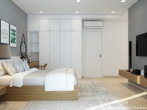 Phối Cảnh 3D Nội Thất Nhà Phố Palm Residence 2 PN