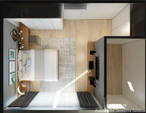 Phối Cảnh 3D Nội Thất Nhà Phố Palm Residence 2 PN