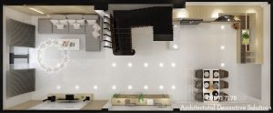 Phối Cảnh 3D Nội Thất Nhà Phố Quận 2 Cao Cấp