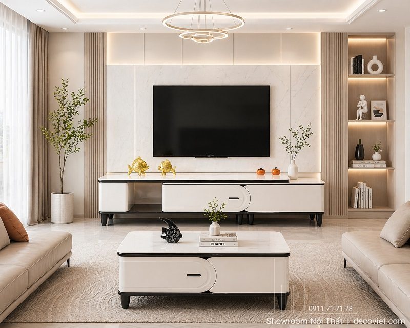 Set Kệ Tivi Bàn Trà Giá Rẻ 115T