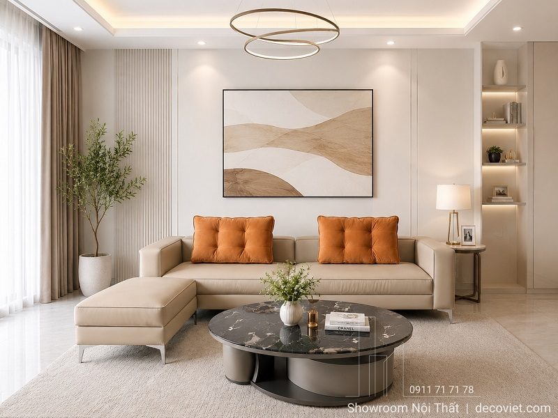 Sofa Băng Hiện Đại Bọc Da 1155T