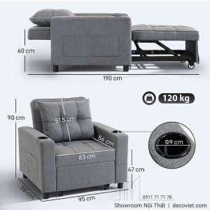 Sofa Bed Cao Cấp 108T