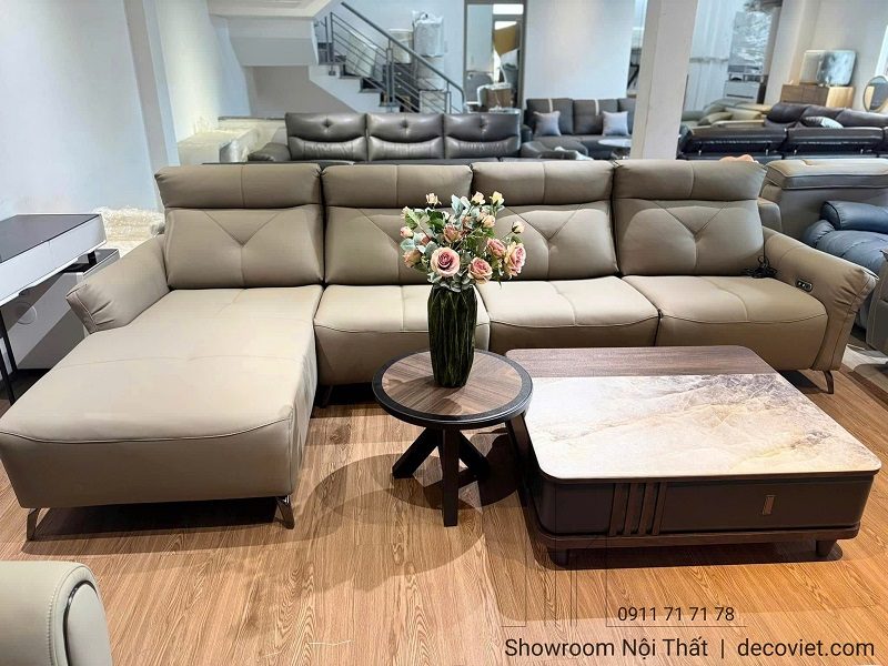 Sofa Chỉnh Điện Da Bò Nhập Khẩu 1045T