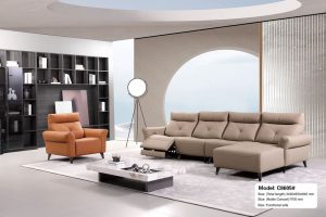 Sofa Chỉnh Điện Da Bò Nhập Khẩu 1045T