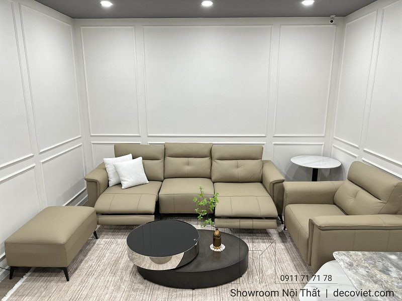 Sofa Chỉnh Điện Da Bò Ý 1087T