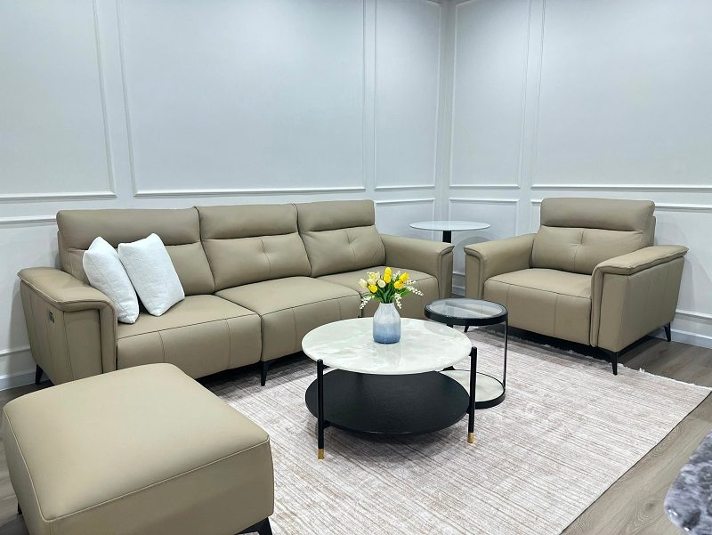 Sofa Chỉnh Điện Da Bò Ý 1087T
