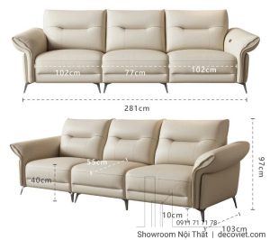Sofa Chỉnh Điện Phòng Khách 1685T