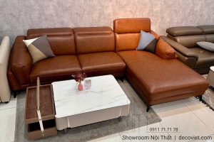 Sofa Da Bò Cao Cấp 1112T