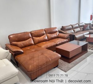 Sofa Da Bò Giá Rẻ 1005T