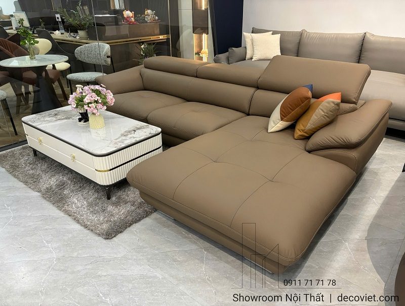 Sofa Da Bò Thật Sang Trọng 1138T
