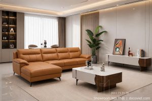 Sofa Da Bò Ý Cao Cấp 1176T