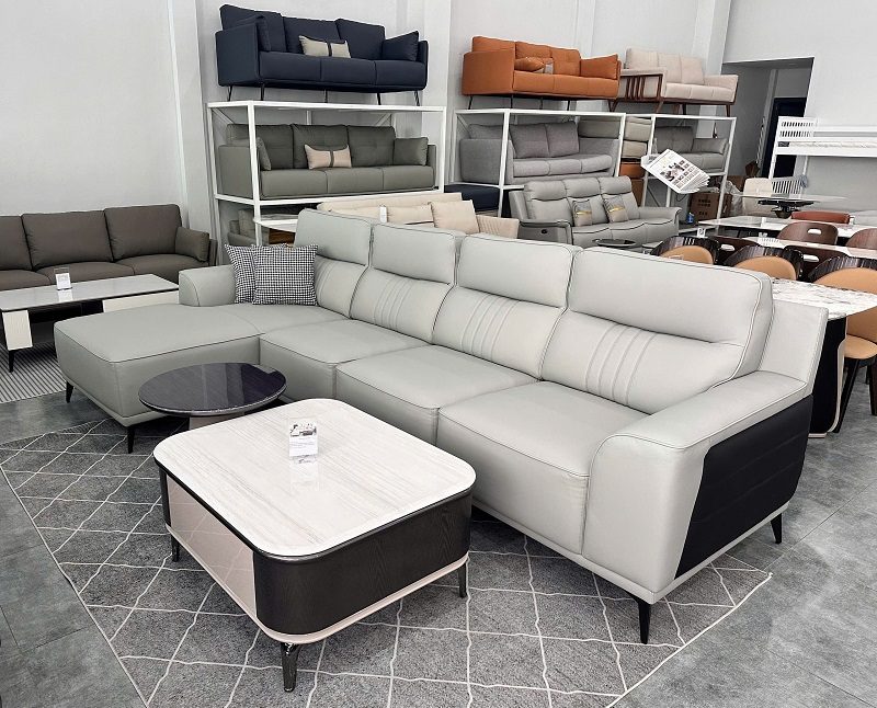 Sofa Da Cao Cấp Sang Trọng 1105T