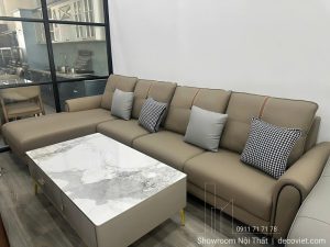 Sofa Da Chữ L Cao Cấp 1151T