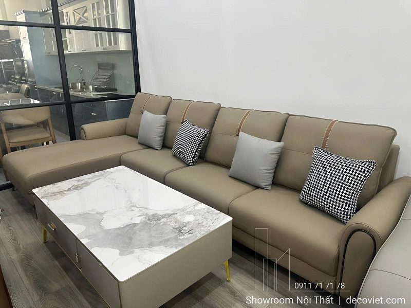 Sofa Da Chữ L Cao Cấp 1151T