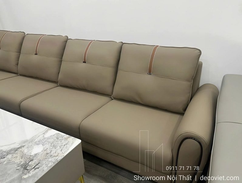 Sofa Da Chữ L Cao Cấp 1151T