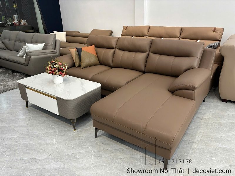 Sofa Da Chữ L Hiện Đại 1153T