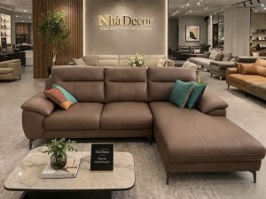 Sofa Da Chữ L Hiện Đại 1153T