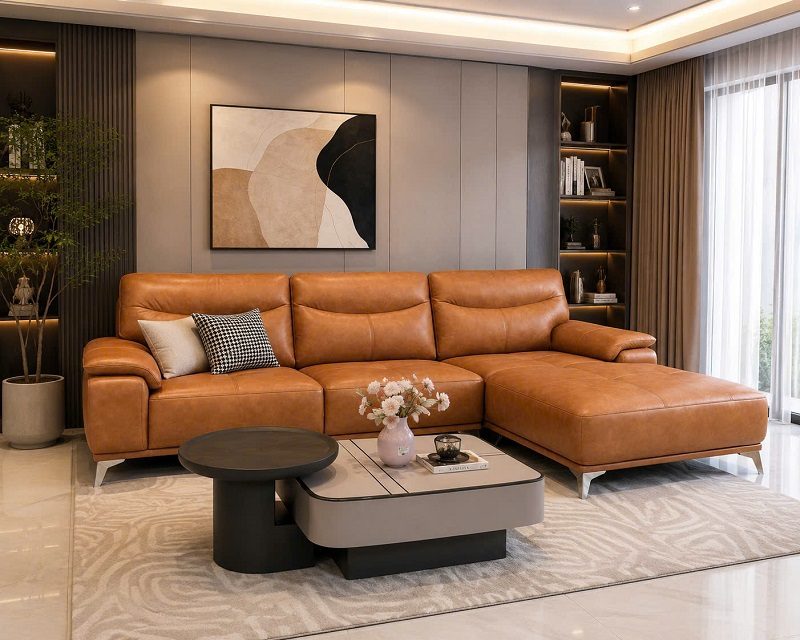 Sofa Da Hiện Đại Giá Rẻ 1178T