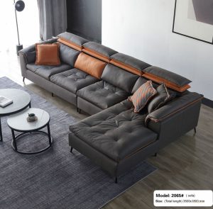 Sofa Da Nhập Khẩu Phòng Khách 1079T