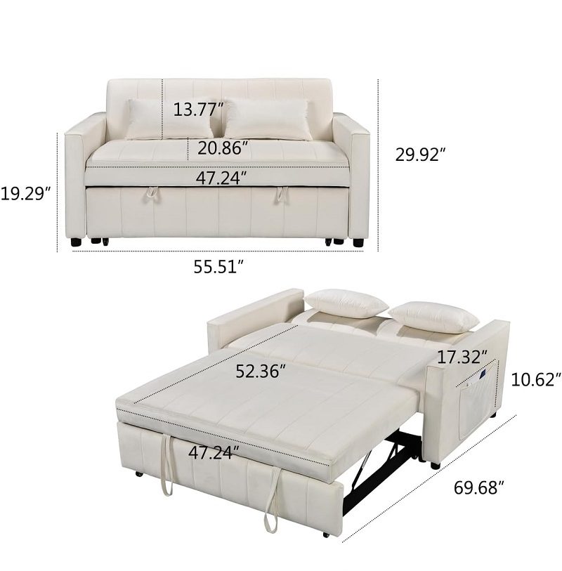 Sofa Giường Nhỏ Gọn 123T