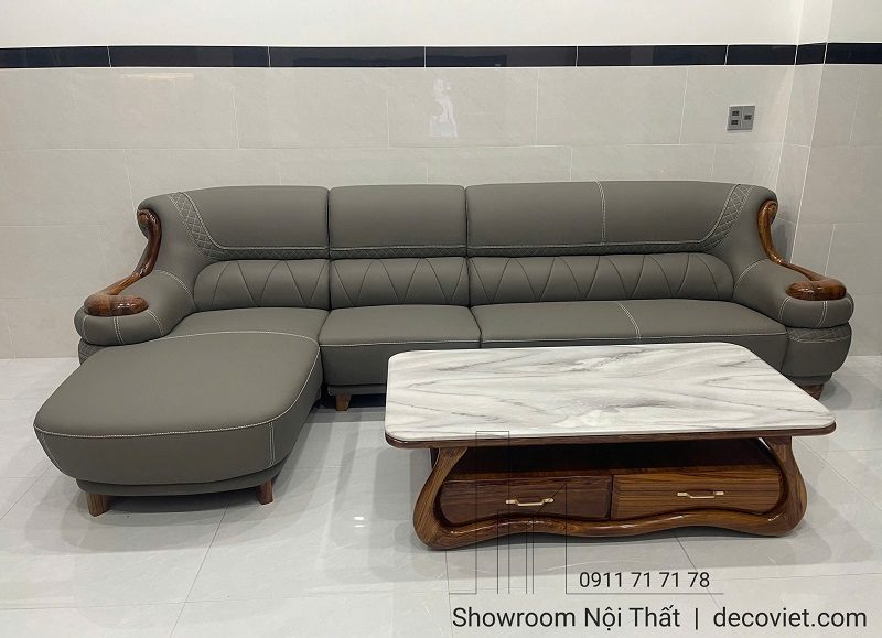 Sofa Gỗ Bọc Da Nhập Khẩu 1048T