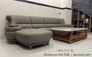 Sofa Gỗ Bọc Da Nhập Khẩu 1048T
